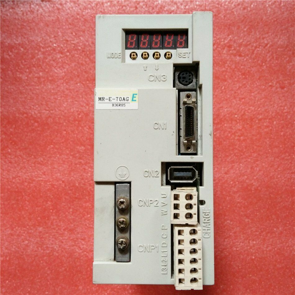 used ONE Mitsubishi Servo Driver MR-E-70AG Fully tested Quality assurance - MITSUBISHI