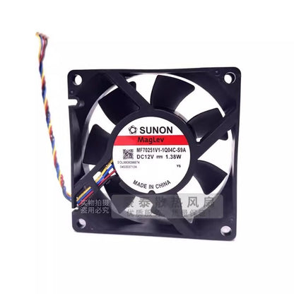 SUNON MF70251V1-1Q04C-S9A 7025 DC12V 1.38W 7CM 4-Pin Silent Cooling Fan