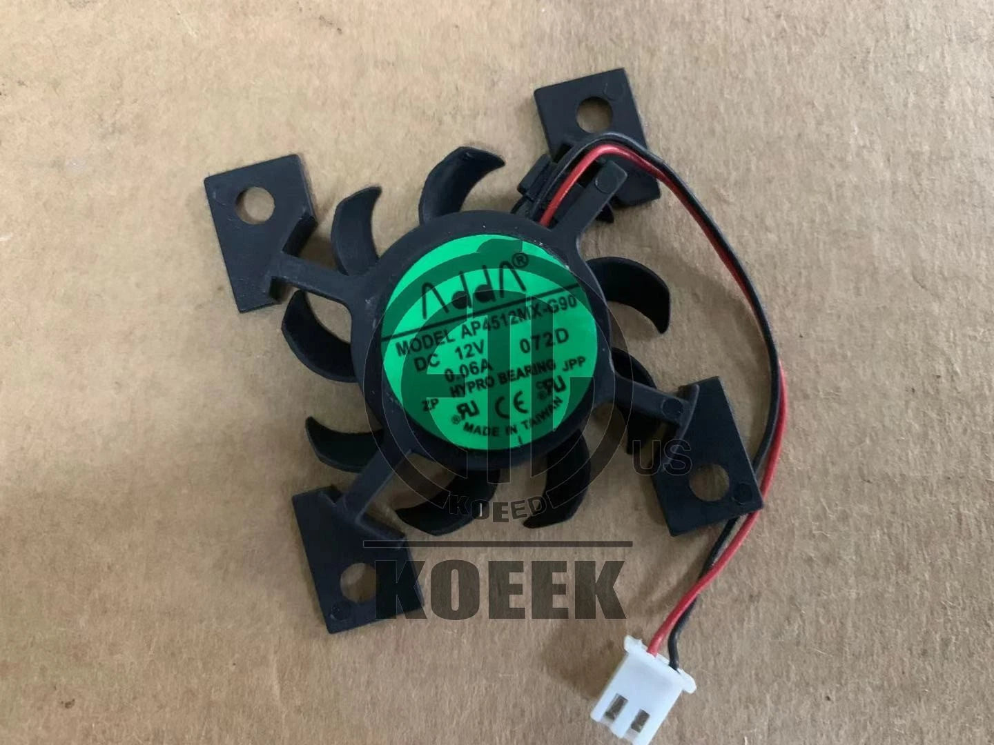 1pcs ADDA AP4512MX-G90 DC12V 0.06A 40mm ultra-thin graphics card fan 2pin