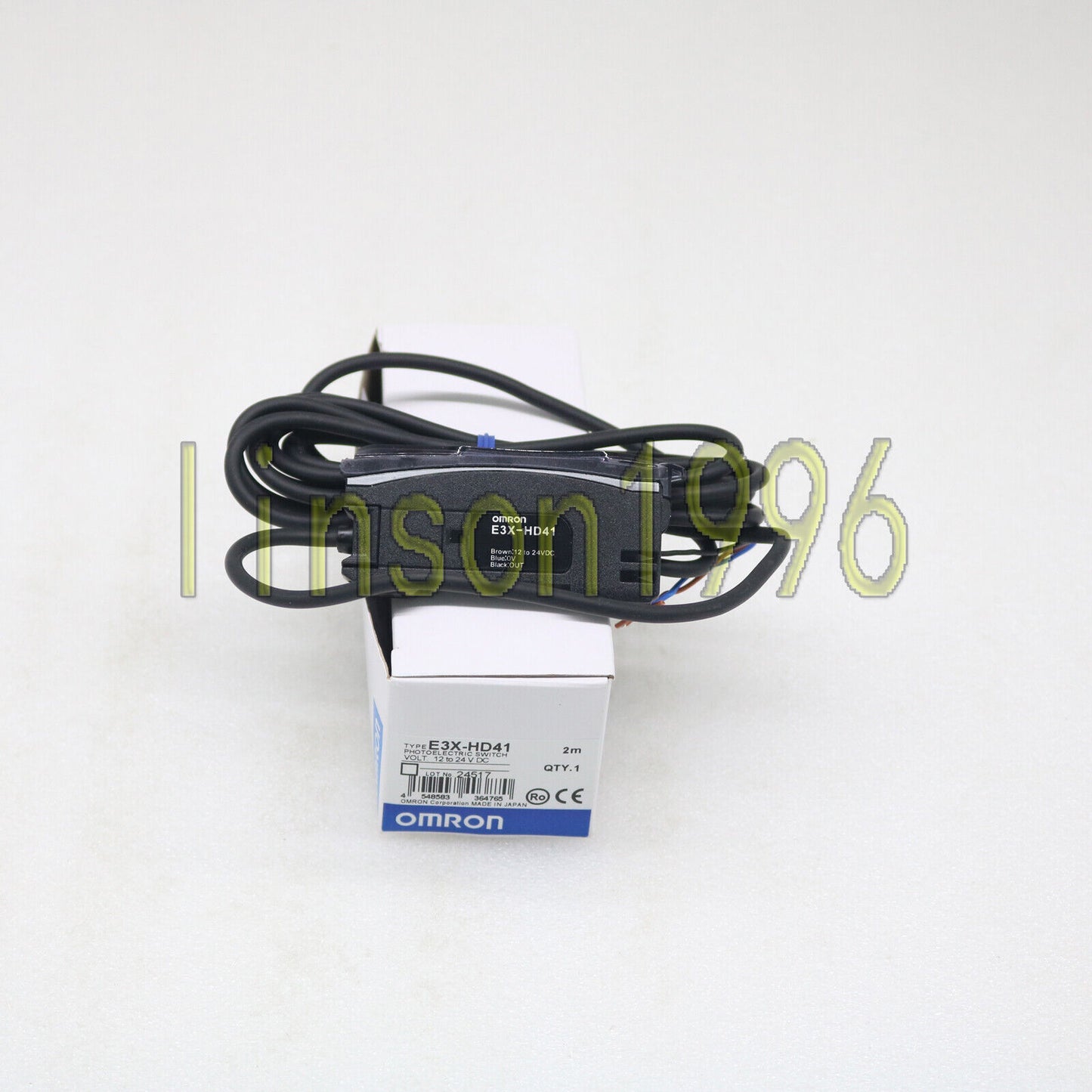 Omron E3X-HD41 Photoelectric Switch 2m Set - OMRON