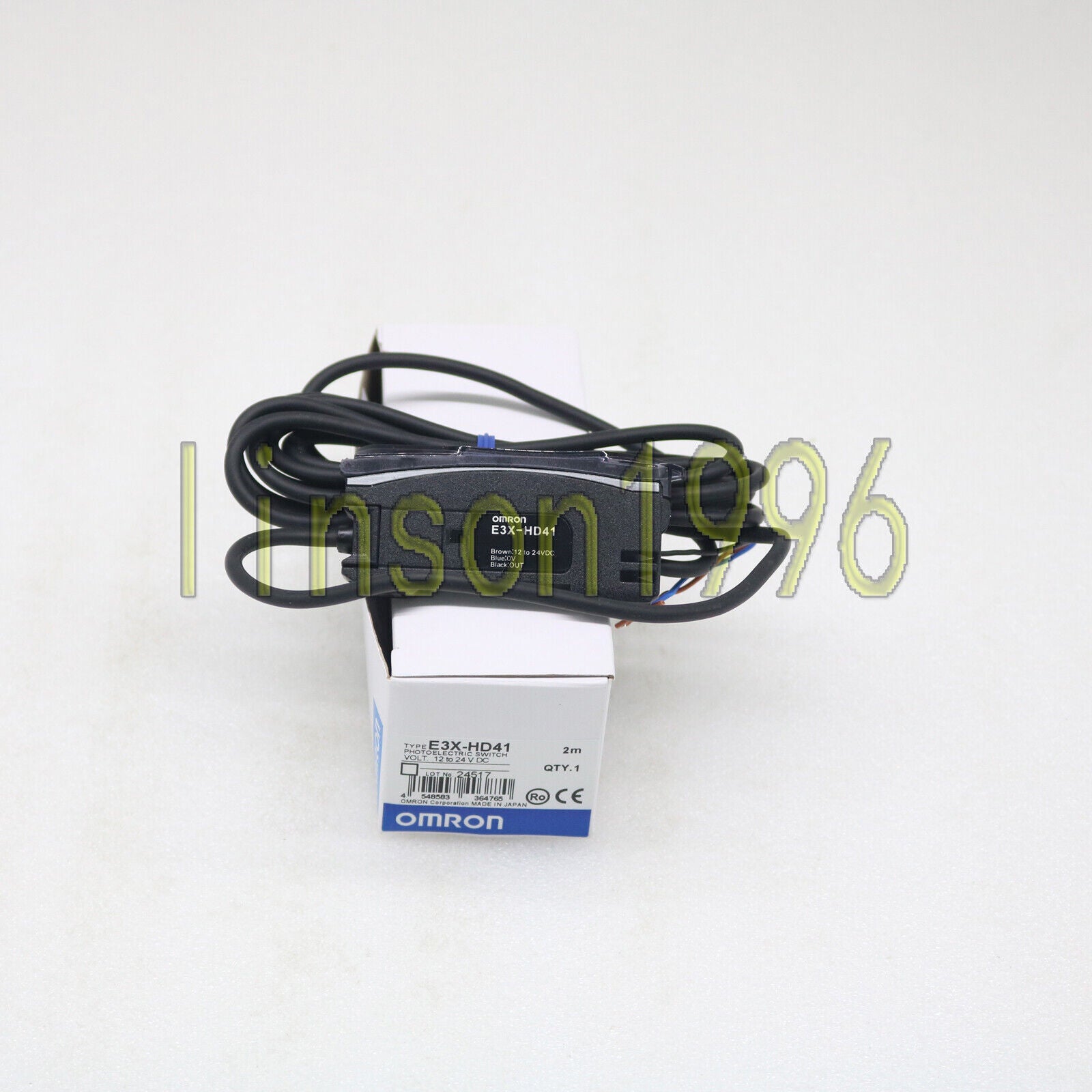 Omron E3X-HD41 Photoelectric Switch 2m Set - OMRON