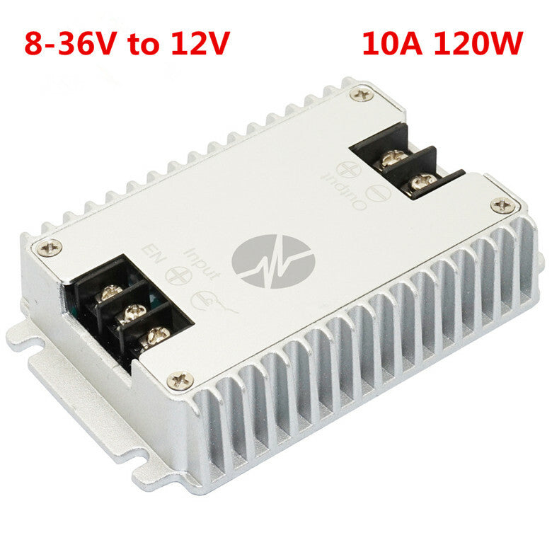 new High Performance Car Regulator 8-36V to 12V 10A 120W Power Converter