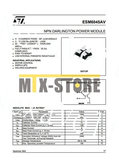 1PCS Module ST ESM6045AV Quality Assurance