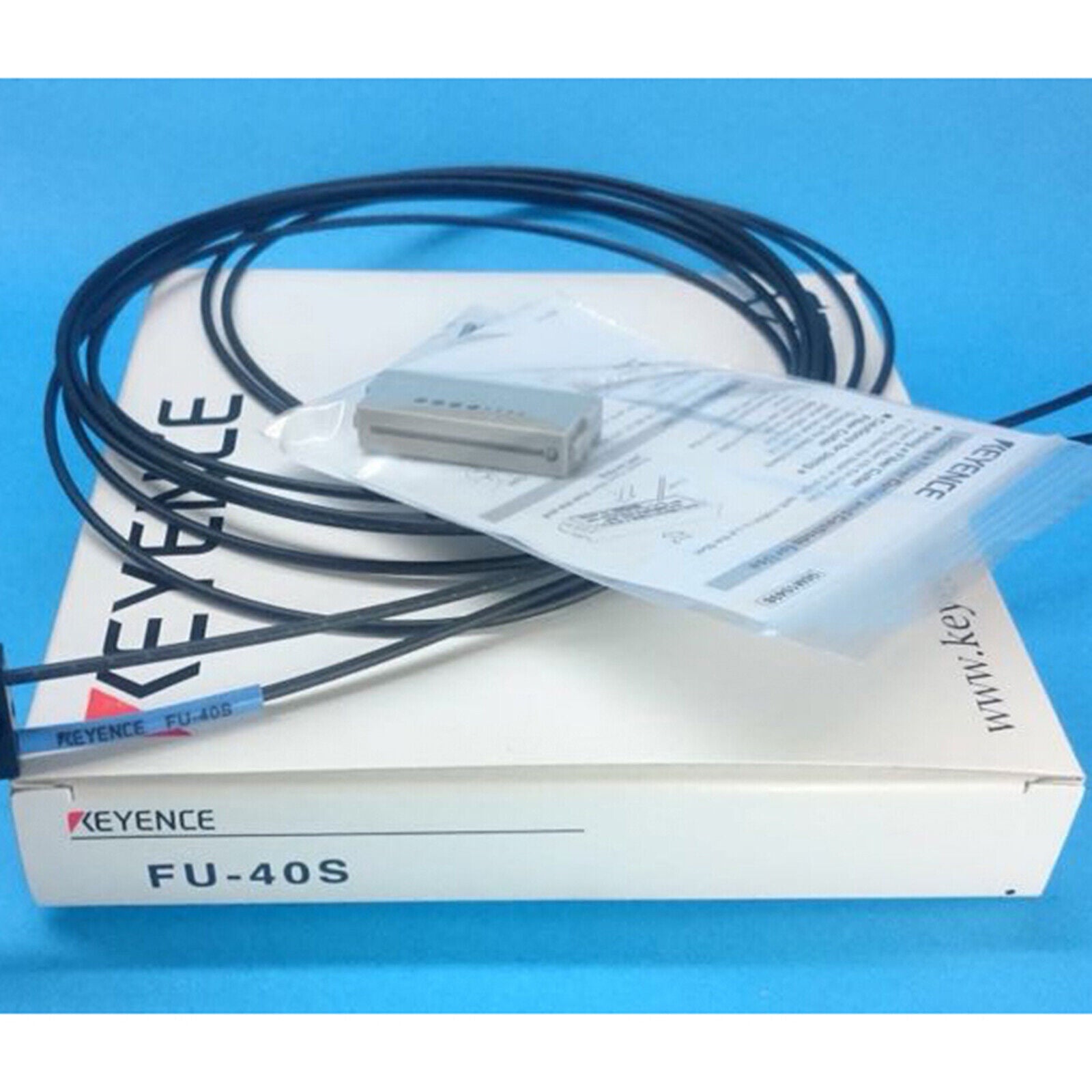 Keyence Fiber Optic Sensor 1PC - FU-40S, 1-Year Warranty - KEYENCE