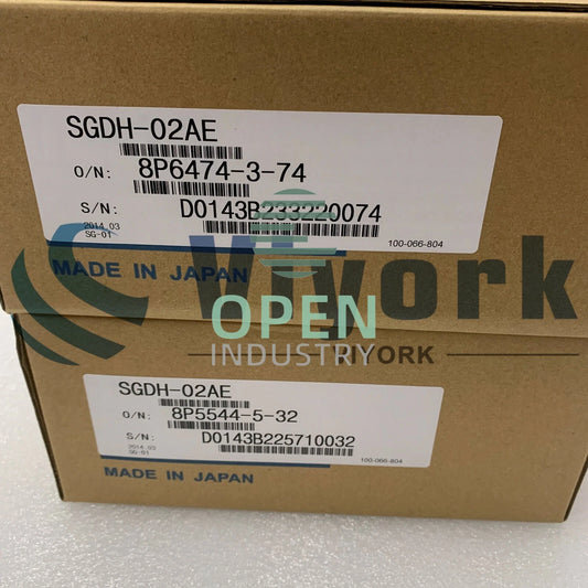 1PCS Yaskawa SGDH-02AE SERVO DRIVE AC INPUT 1 PHASE 3.4 AMP 230V