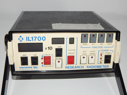 IL1700 Research Radiometer - Used - INTERNATIONAL LIGHT TECHNOLOGIES