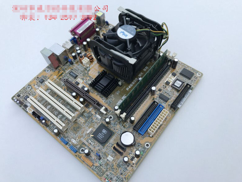1pcs 478 motherboard P4S800-MX SE test OK