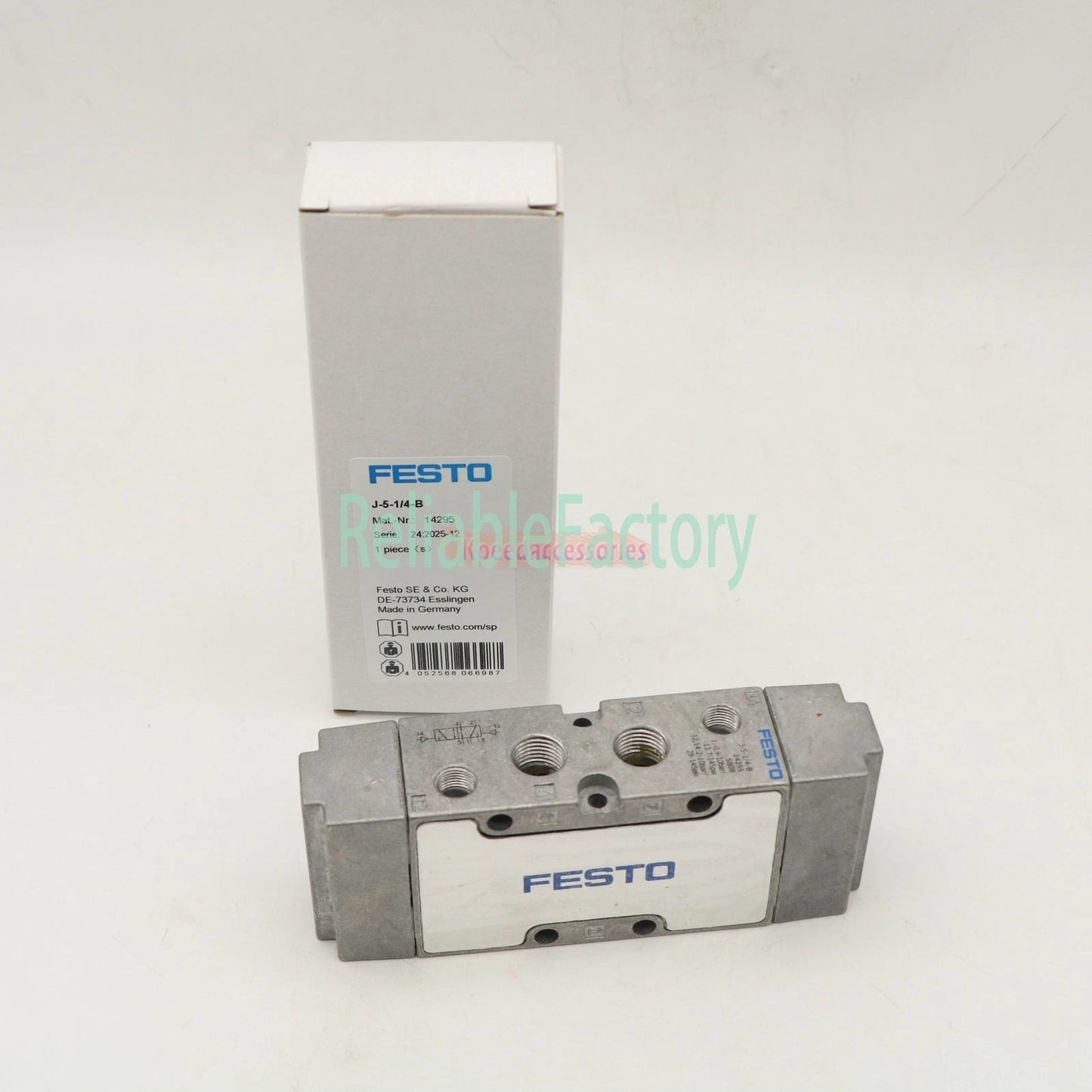 1PC FESTO J-5-1/4-B 14295 Solenoid Valve
