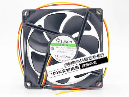 SUNON PF92252V1-1000U-G99 DC24V 5.16W 9CM 3-Wire Inverter Cooling Fan