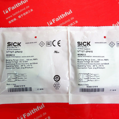 Sick VT12T-2P410 Photoelectric Switch - High-Efficiency Medical Use - SICK