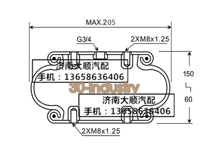 FS120-9 Vibration Damping Airbag for Fluidized Bed Isolation - VIBRATECH