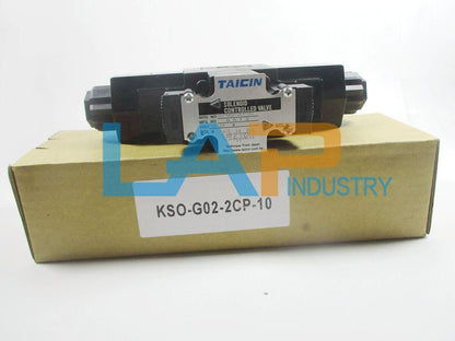 TAICIN KSO-G02-2CP-10 Solenoid Controlled Valve - 1PCS New - TAICIN