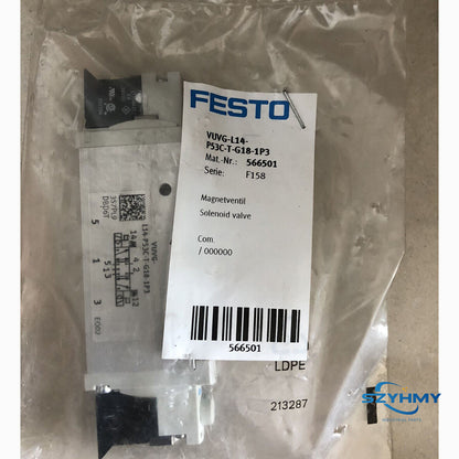 new 1PC FESTO VUVG-L14-P53C-T-G18-1P3 566501 Solenoid Valve - FESTO