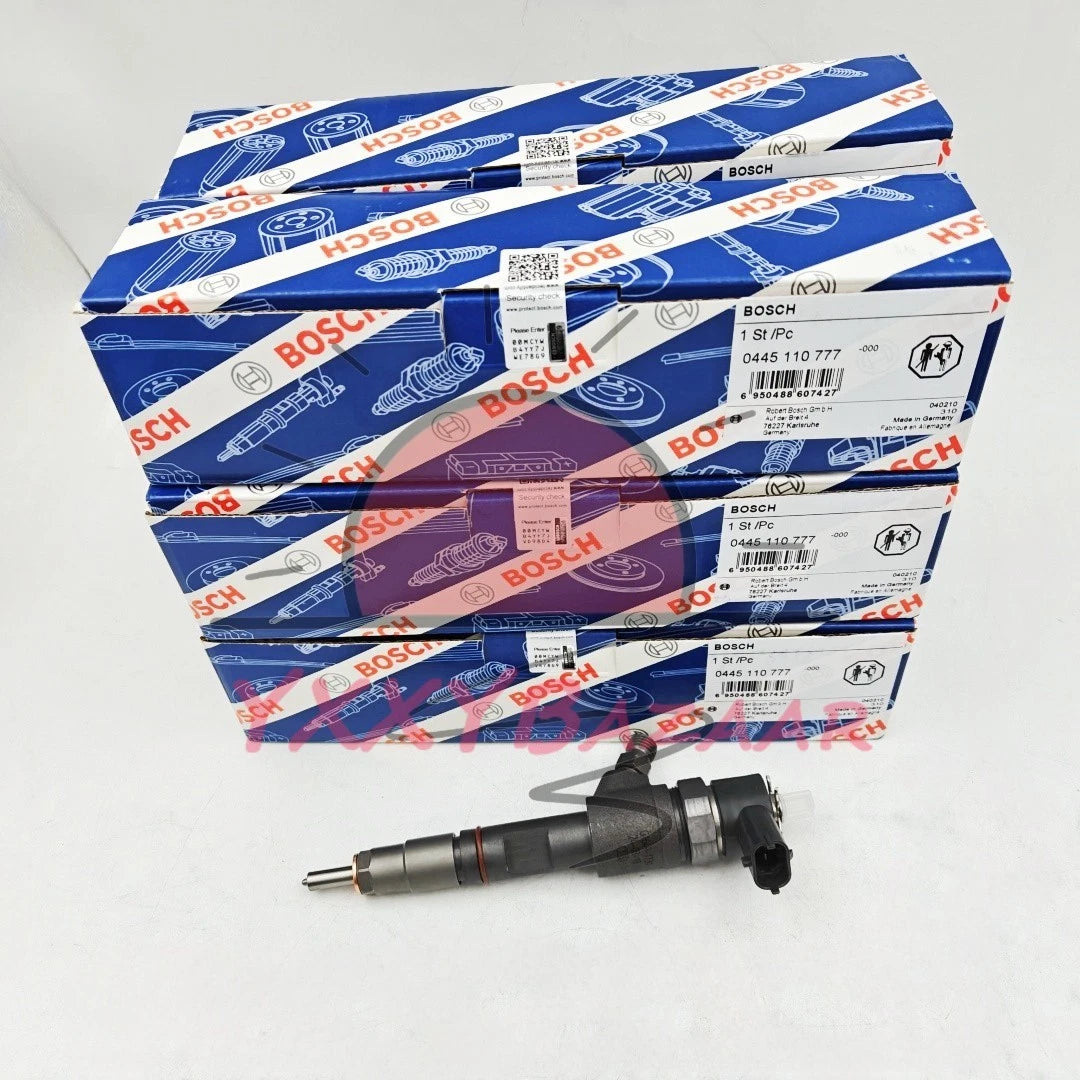6PCS Fuel Injectors 1J801-53052 0445110777 For Kubota V1803 V2403 Engine KX040-4