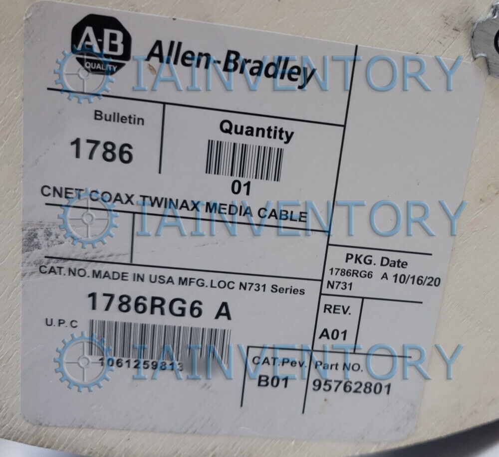 Allen Bradley 1786-RG6 Next Day Air 1PC Available - ALLEN BRADLEY