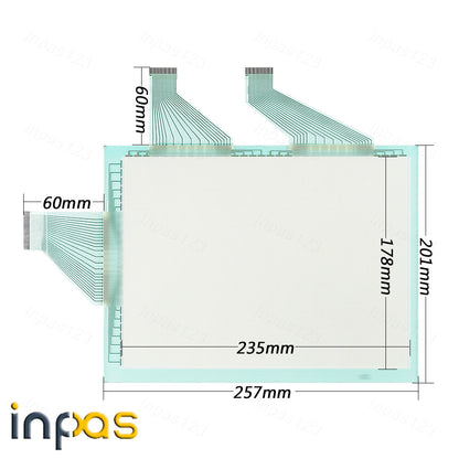new For NT631C-ST141B-E NT631C-ST141B-V2 Touch screen Panel with protective film
