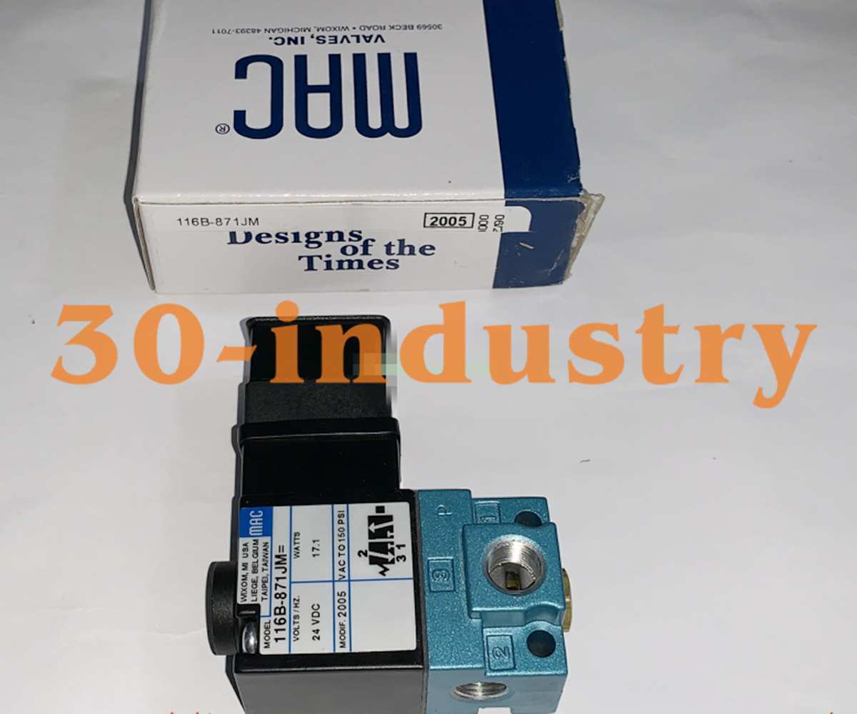 1PCS New Mac Solenoid Valve 116B-871JM MOD.2005 24VDC - MAC