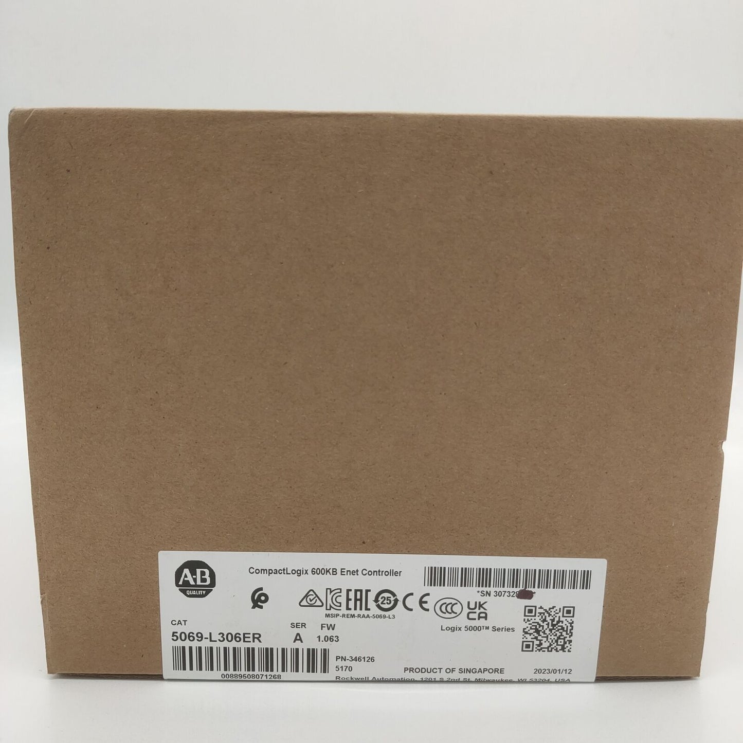 AB 5069-L306ER CompactLogix 5380 Controller Factory Sealed New - COMPACTLOGIX
