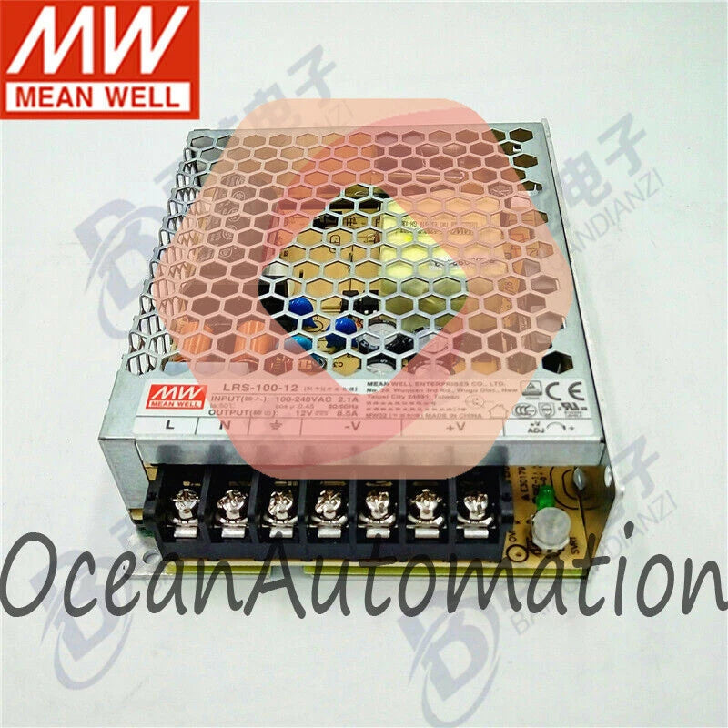 1 pcs MEAN WELL LRS-100-12 102W 12V 8.5A power supply