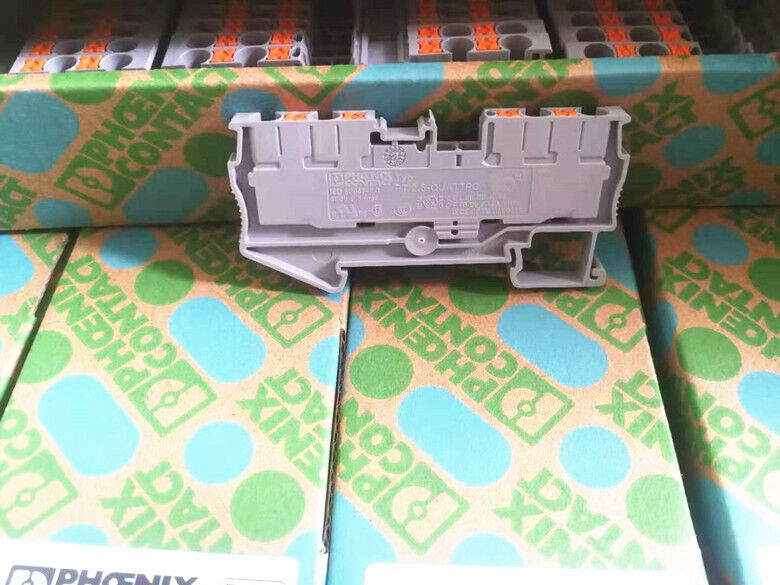 new 50pcs Phoenix PT 2.5-QUATTRO Order N：3209578 Quick Terminal Plugin Guide Rail - PHOENIX
