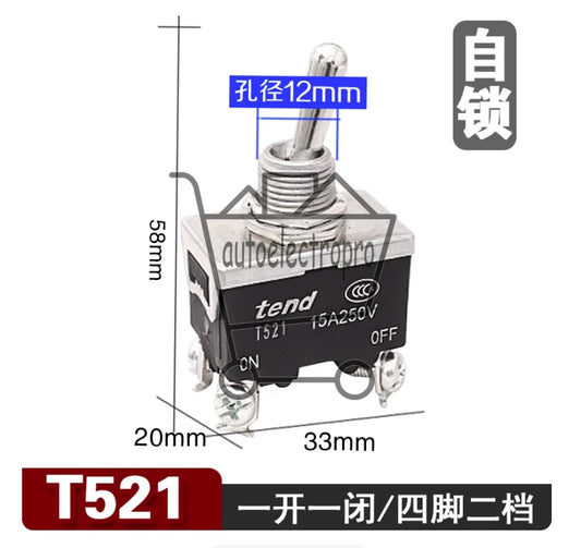 10PC Tend push-button switch T521