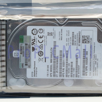 1PCS HPE 832984-001 832514-B21 1TB 7.2K 12G SFF 2.5 SAS SC HDD G9 G8