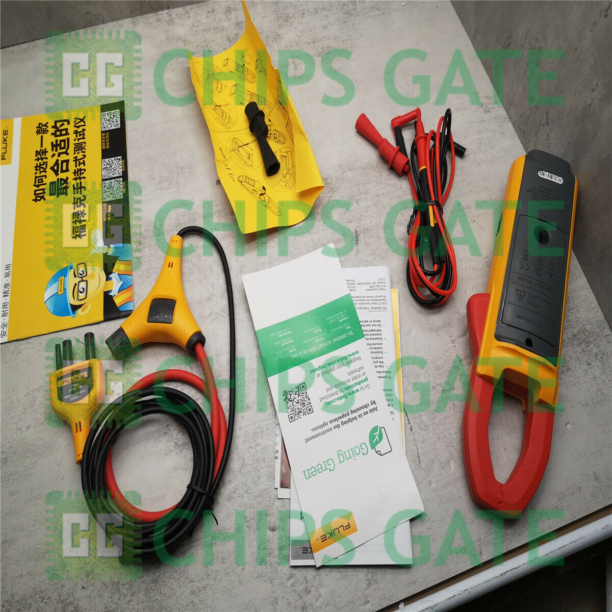 new 1PCS Fluke 381 F381 Remote Display True Rms Ac/Dc Clamp Meter With Iflex 6 - FLUKE