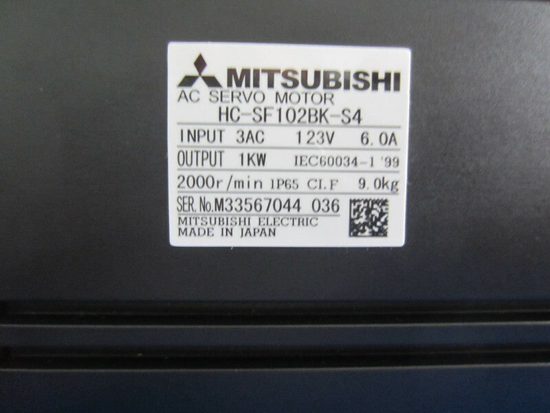 1PC MITSUBISHI SERVO MOTOR HC-SF102BK-S4