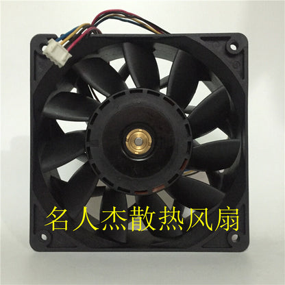 1pcs AVC 2B12038B48M 12038 48V 0.54A 12 cm 48V industrial computer cooling fan