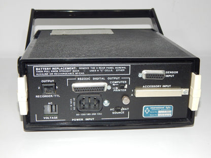 IL1700 Research Radiometer - Used - INTERNATIONAL LIGHT TECHNOLOGIES