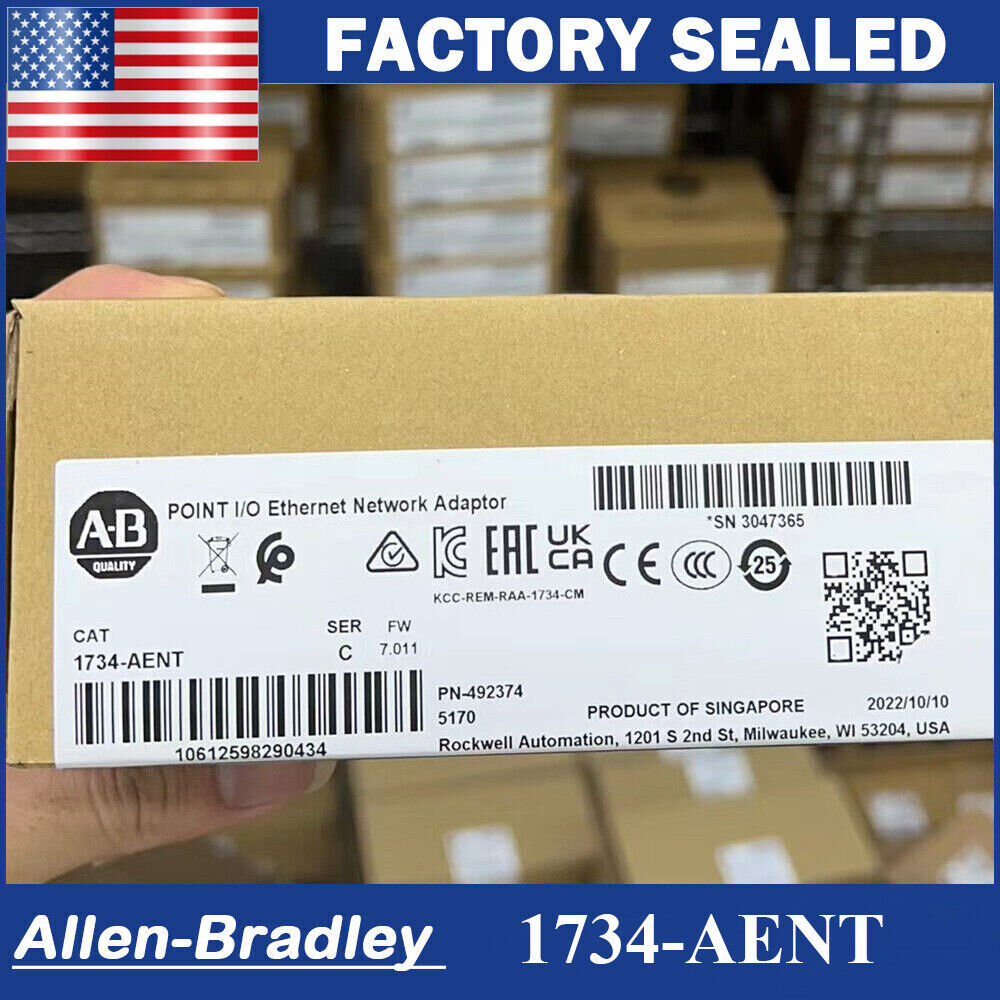 New Sealed AB 1734-AENT SER B POINT Ethernet Network Adaptor 1734AENT PRO - KOEED