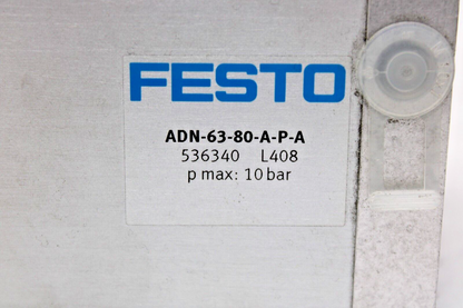used Festo ADN-63-80-A-P-A Compact Cylinder 536340 - FESTO