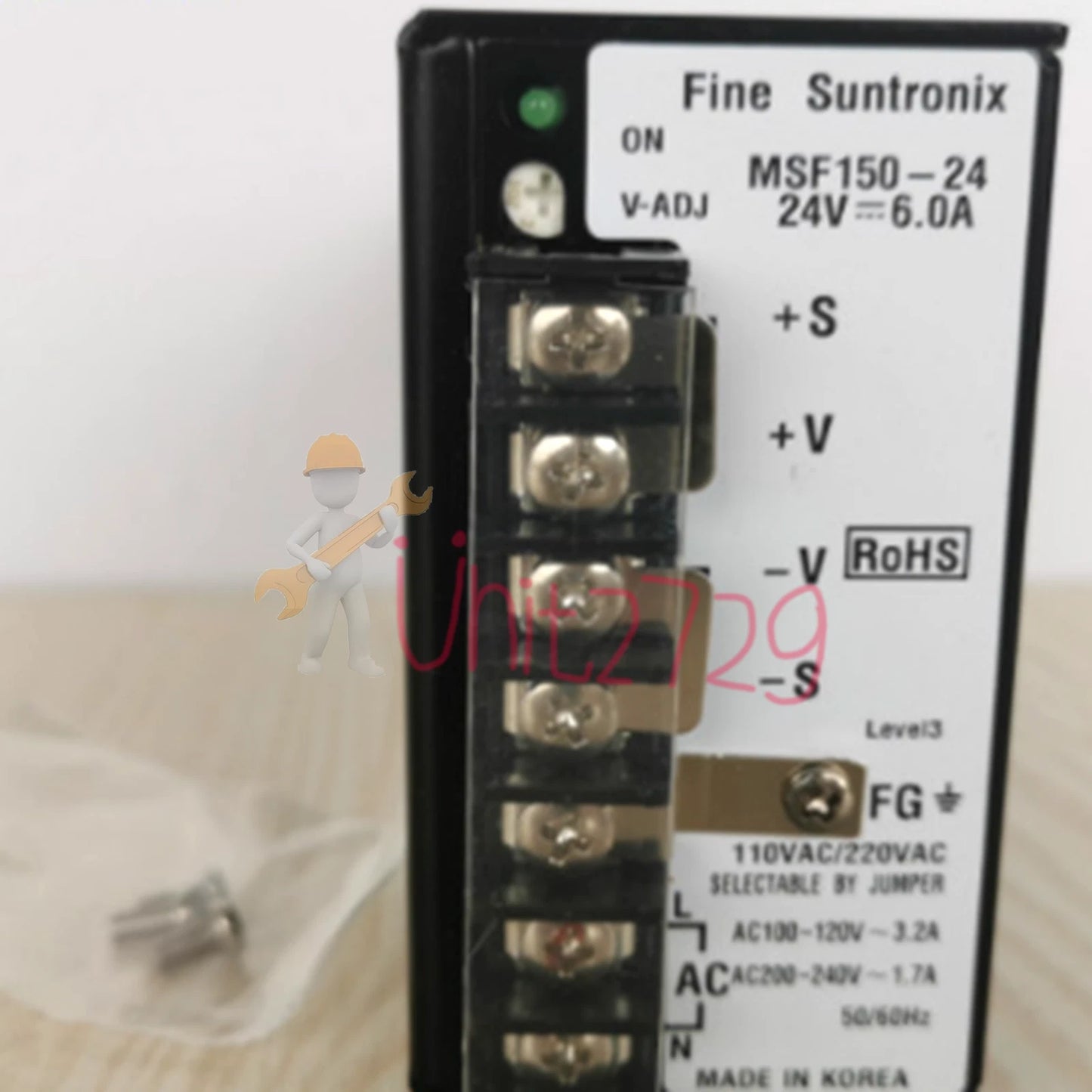 FINE SUNTRONIX MSF150-24 6A 24V Switching Mode Power Supply #un