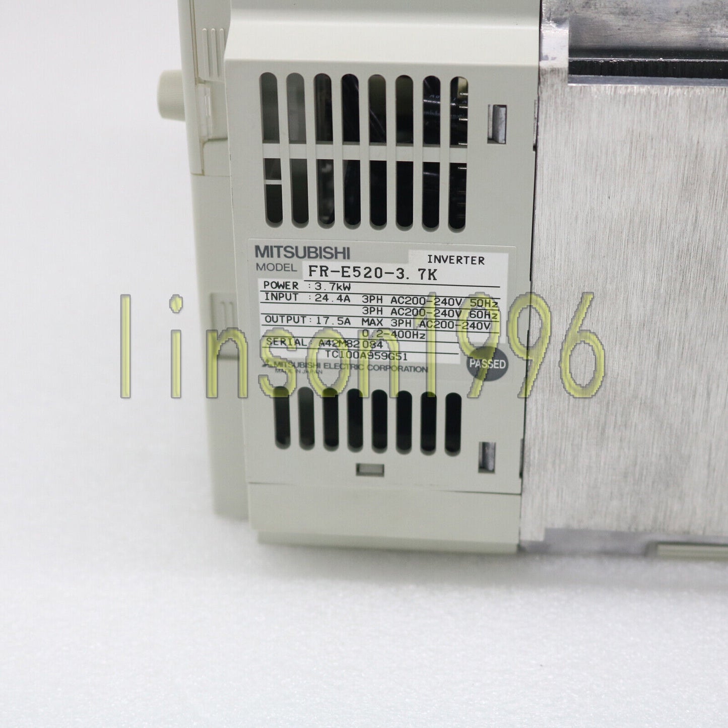 Mitsubishi FR-E520-3.7K Inverter 3.7kW Energy Optimizer, 1-Year Warranty - MITSUBISHI