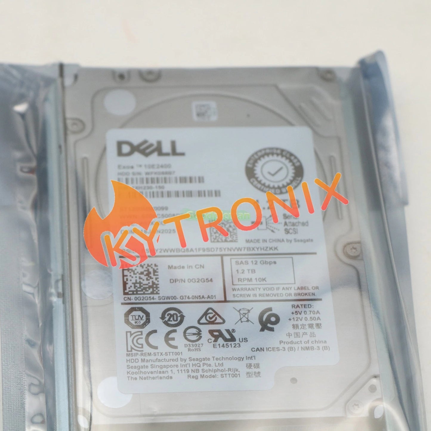 1PCS DELL 1.2TB 12Gb/s 2.5" 10K Enterprise Hard Drive ST1200MM0099 HDD