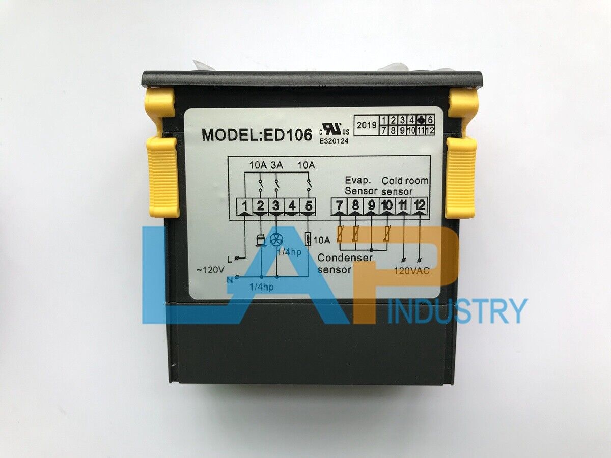 new 1PC For SHANGFANG Temperature Controller ED106 120VAC - SHANGFANG