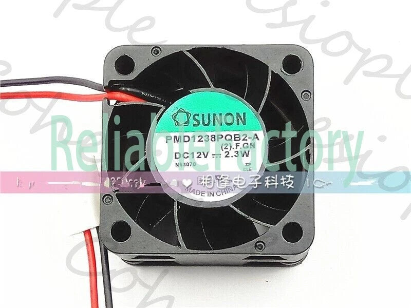 1 PCS SUNON Fan PMD1238PQB2-A DC12V 2.3W 3.8CM 3828 2 wire cooling fan