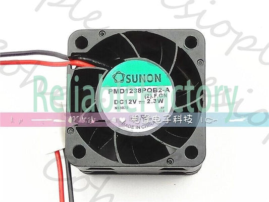1 PCS SUNON Fan PMD1238PQB2-A DC12V 2.3W 3.8CM 3828 2 wire cooling fan