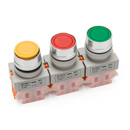 10PCS  Chint NP4-11BN Pushbutton Switches