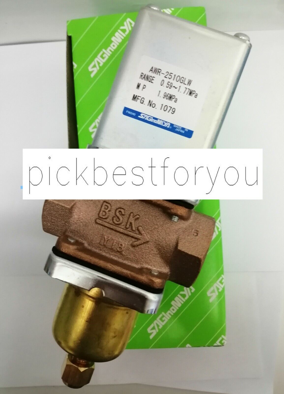 new IN BOX Saginomiya Pressure regulating valve AWR-2510GLW express QL - SAGINOMIYA