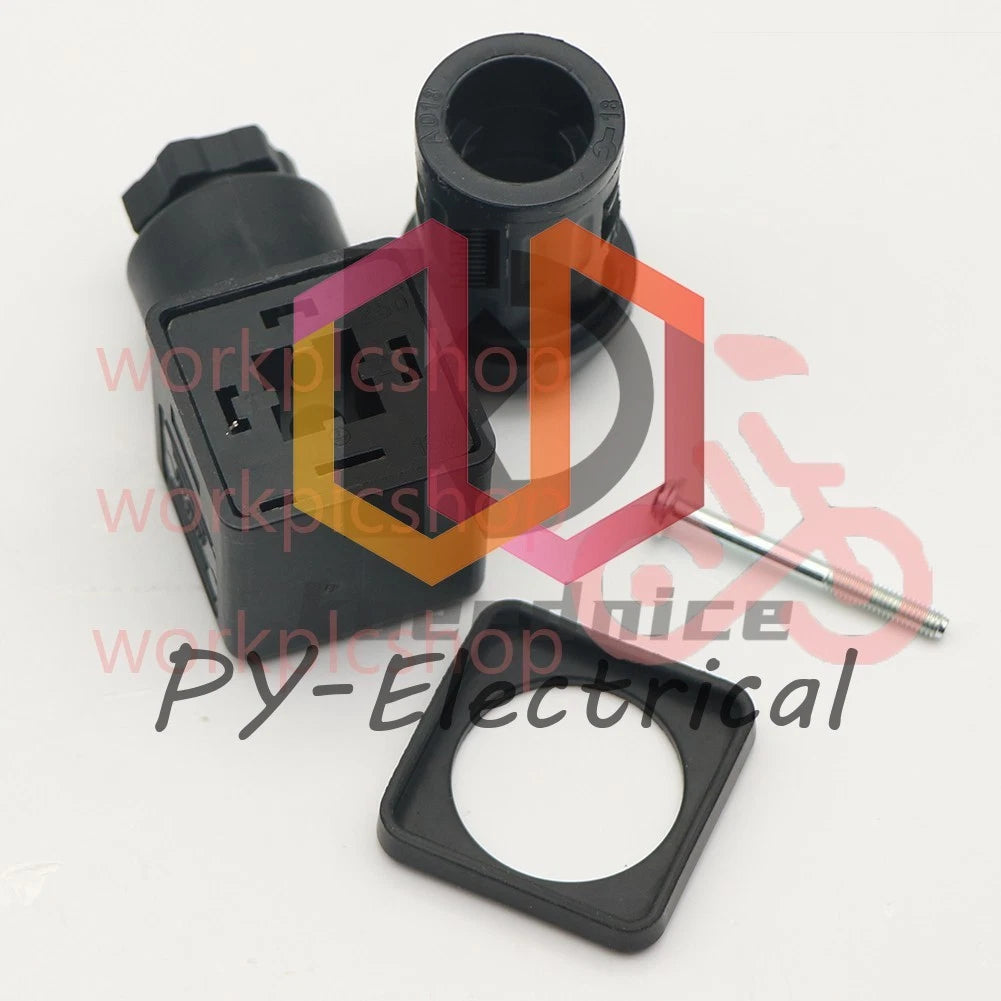 MPM B-12 DIN43650A junction box solenoid valve bellows plug C18309N22 21D
