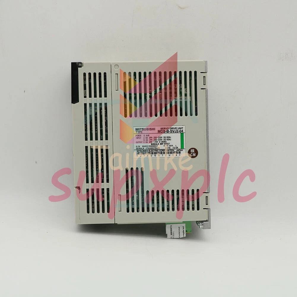 Mitsubishi MDS-B-SVJ2-04 SERVO DRIVE 0.4KW 0.3/2.8AMP 230V 50/60 HZ 1PCS