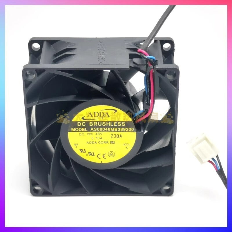 ADDA AS08048MB389200 8038 DC48V 0.70A 8CM 3-Pin Inverter Cooling Fan