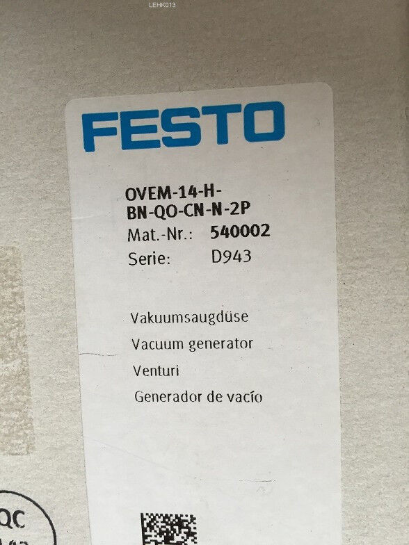 Festo OVEM-14-H-BN-QO-CN-N-2P 540002 - 1pcs New Pneumatic Valve - FESTO