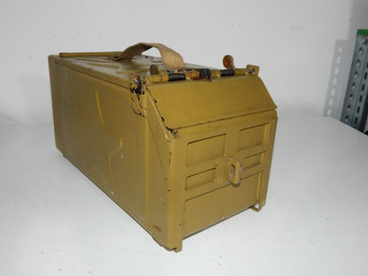 Used Soviet Metal Box DShK KPV - RARE - with stars, dimensions 20x15x10 cm, 500g, rare Soviet design - SOVIET RARE
