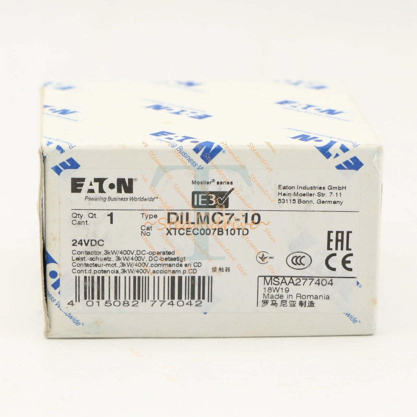 1PCS EATON MOELLER Ac Contactor DILMC7-10 24VDC Rapid delivery