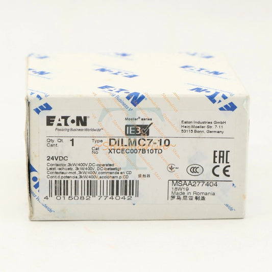 1PCS EATON MOELLER Ac Contactor DILMC7-10 24VDC Rapid delivery