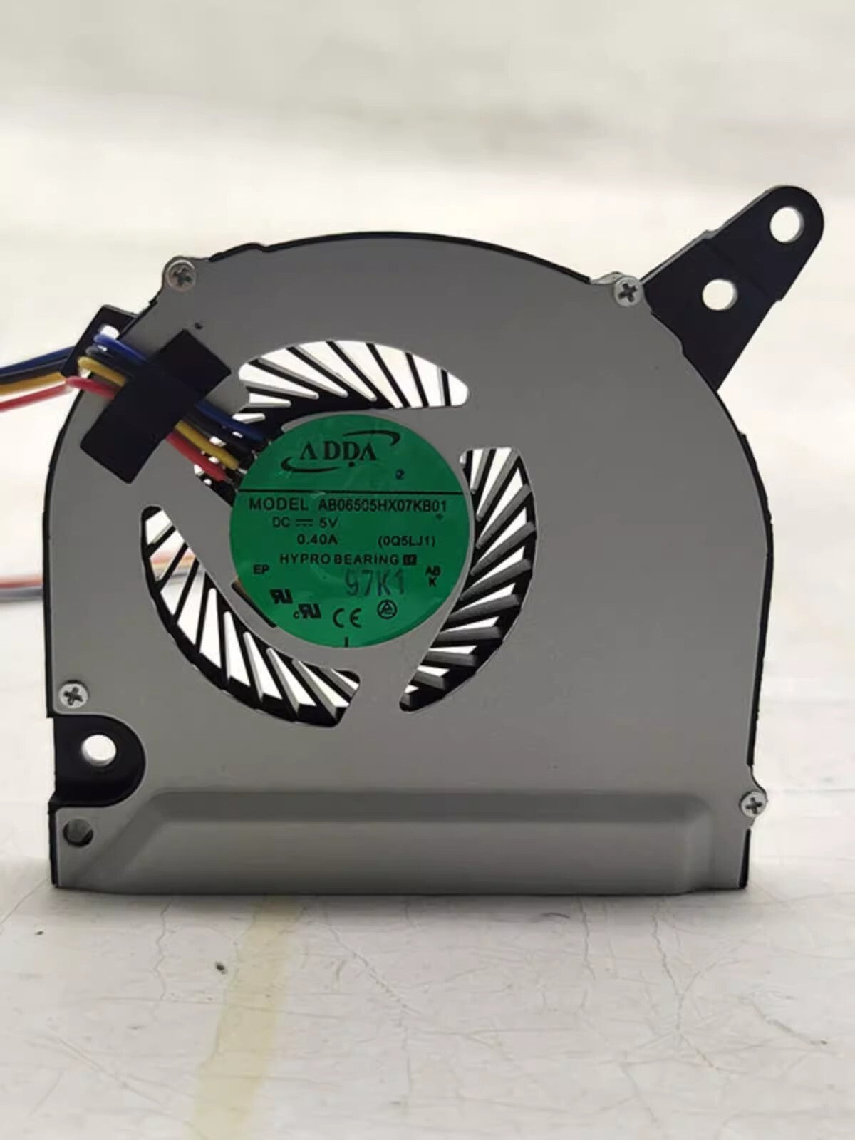 ADDA AB06505HX07KB01 DC5V 0.40A 4-Wire Silent CPU Cooling Fan