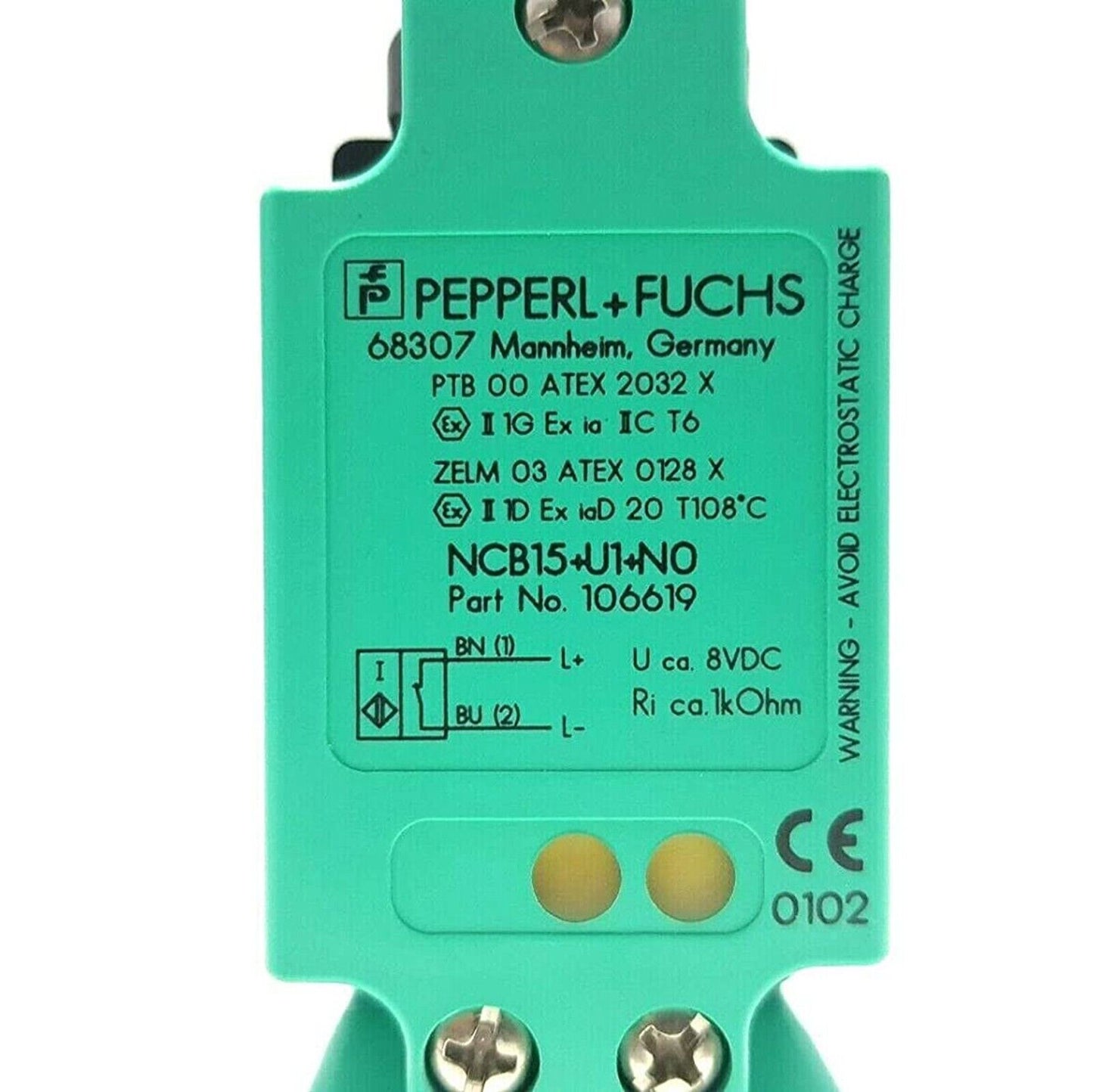 NCB15+U1+N0 Inductive Sensor - PEPPERL FUCHS