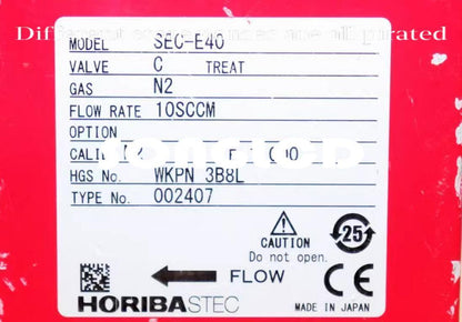 1pcs Sec-E40 N2 10 SCCM Gas Mass Flow Controller - SEC